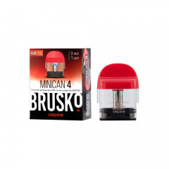 Сменный картридж Brusko Minican 4 - 3 мл (0.8 Ом) - Красный